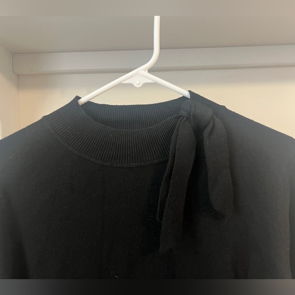 FINAL PRICE NWT CeCe Black Long Sleeve Dress - Picture 3 of 8